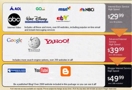 Net Neutrality deceptively shown as a cable company